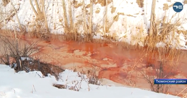 The river turning blood red made the Russians fear