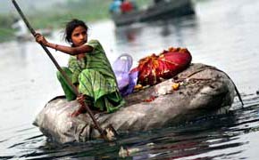 The rivers die in India