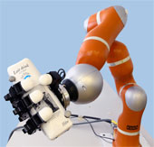 The robot can capture objects at high speeds