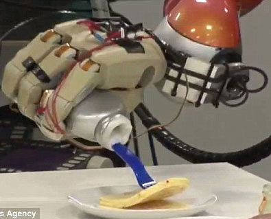 The robot knows how to make bread