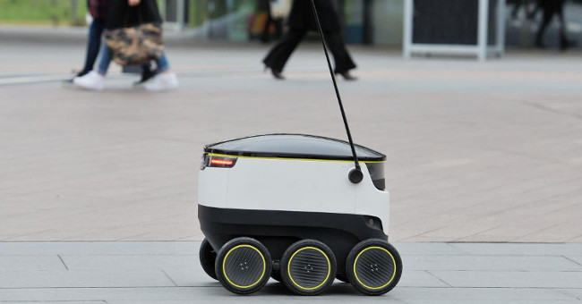 The robots know how to deliver food in four major cities around the world