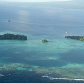The scene dissipated after the tsunami in the Pacific