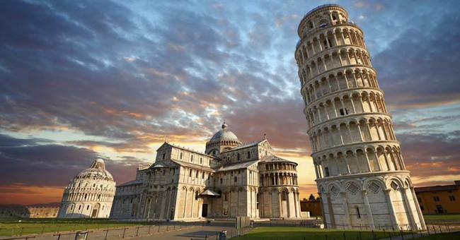 The secret to help the leaning tower of Pisa stand before the earthquake for 800 years