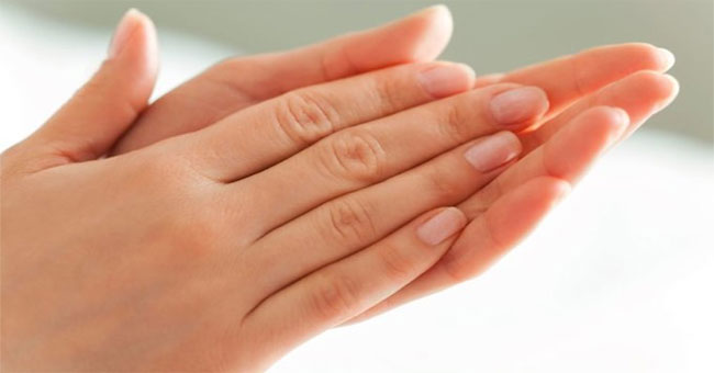 The sign on the hand reveals what you are suffering from