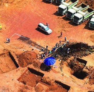 The skeleton of the ancient tomb of War Kingdom disappeared mysteriously