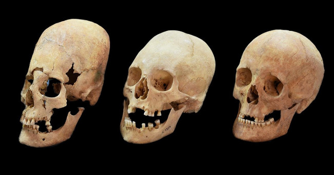 The skull is as long as the aliens of ancient Eastern European women