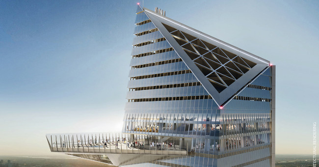 The skyscraper has the highest observatory in the Western Hemisphere