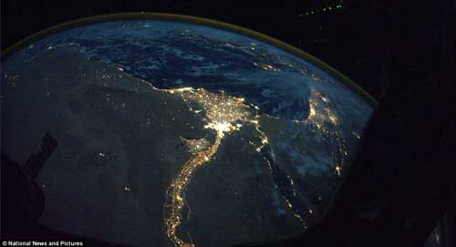 the sleepless city as seen from space