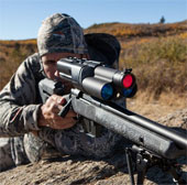 The sniper rifle lowered the target by 3,000m