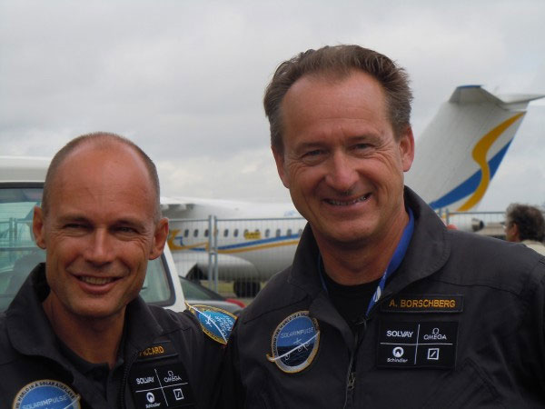 The solar plane completes the flight