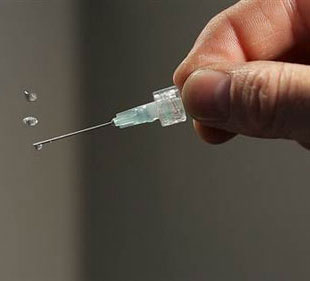 The sound of water drops