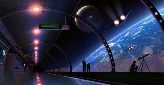 The spacecraft can go at the speed of light