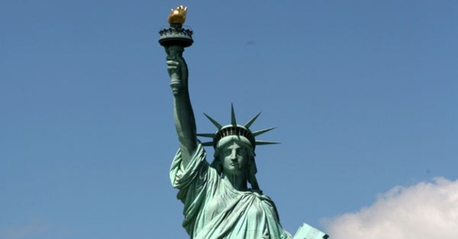 The special status of a man whose face is the prototype of the Statue of Liberty