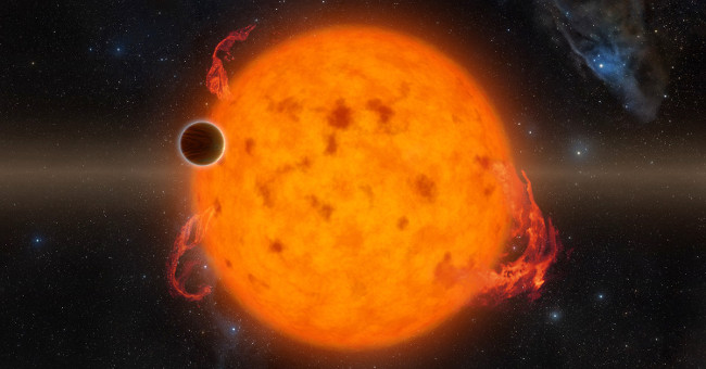 The star 'eats' the planets in the system