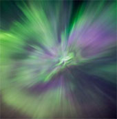 The star exploded in the sky of Canada