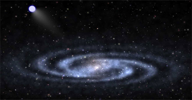 The star flies more than 1,000 km / sec after 'hiding' from the black hole