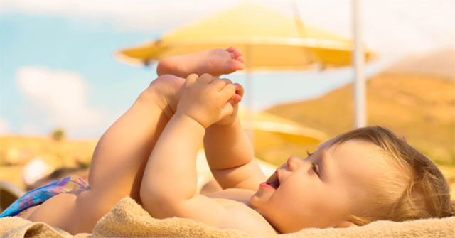 The startling truth: Sunbathing for babies, both wrong and dangerous