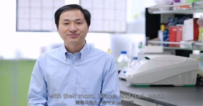 The statement by the Chinese scientist about genetically modified children is disgusting