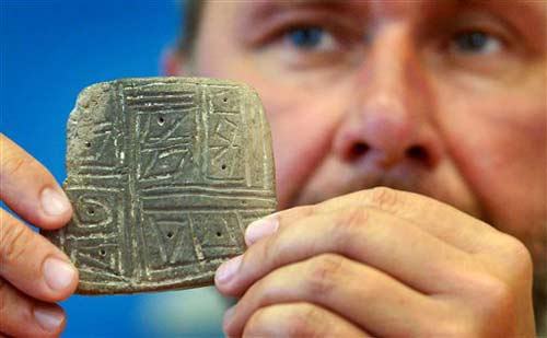 The stone is the oldest written word