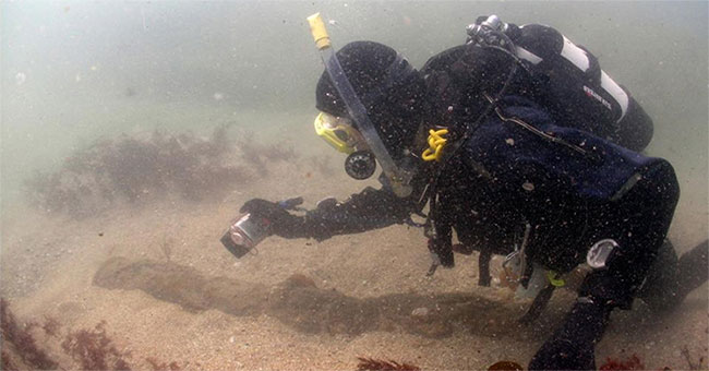 The storm revealed the most valuable 300-year-old wreck in England