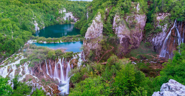 The stunning scenery of Plitvice National Park, Croatia