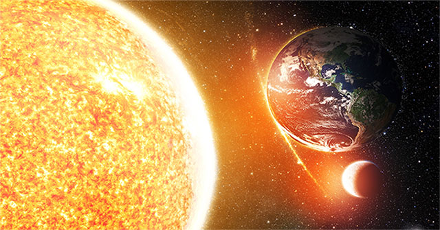 The sun changes, Mars is easier to live than Earth?