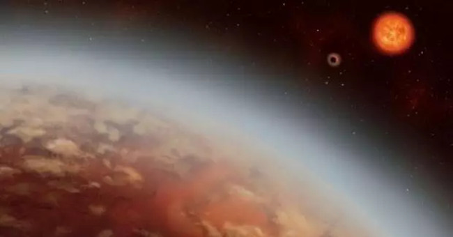 The super-Earth planet may contain life