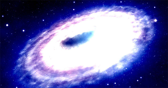 The supermassive black hole closest to Earth glows intensely