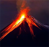 The surface bulge warns early volcanic eruptions