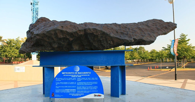 The surface of the 'giant' meteorite landed on Earth