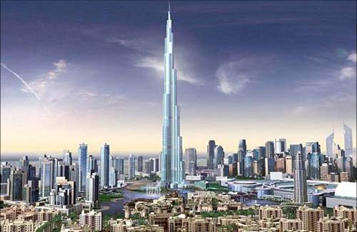 The tallest tower in the world is forming