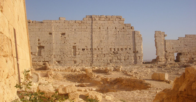 The temple is believed to be the tomb of Cleopatra and her lover