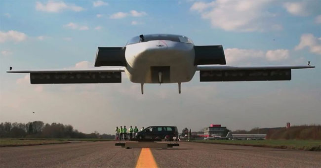 The test flight was successful