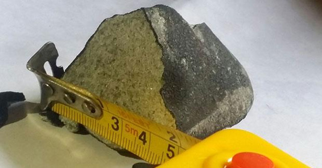 The thousand-dollar meteorite broke through the roof of a Thai family