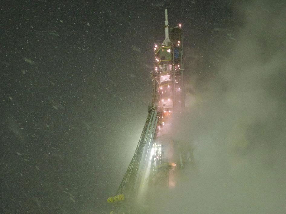 The 'TMA-22 Combined Ship' successfully coupled with ISS