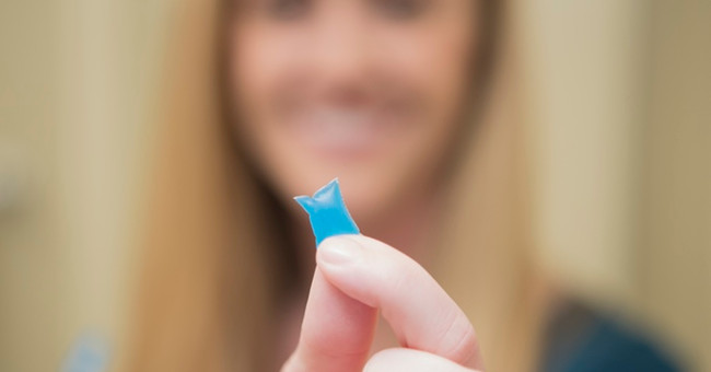 The toothpaste tube will be replaced by the peel dissolved in the mouth