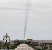 The tornado column of the grasshopper is nearly 305m high