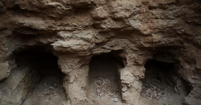 The torrential rain revealed a 2,000-year-old giant structure in Palestine
