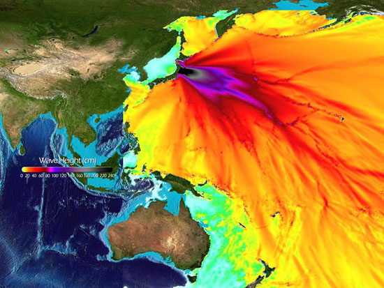 The tremors from the Japanese earthquake reach close to the universe