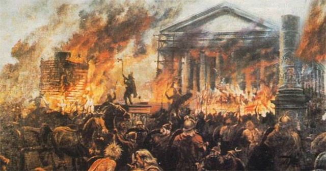The truth falls back on the culprit who burned into Rome