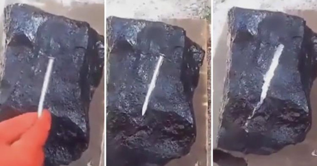 The truth lies behind the stone 'magic' of metal melting