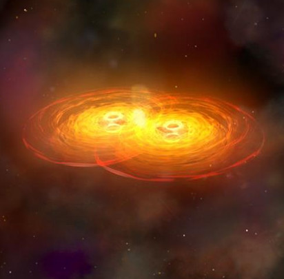 The universe will have the largest ever explosion of two black holes