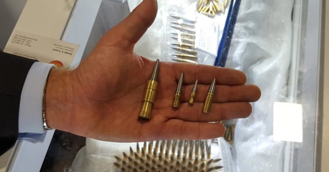 The US successfully developed a submunition of 60m underwater