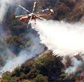 The US uses high technology to fight forest fires