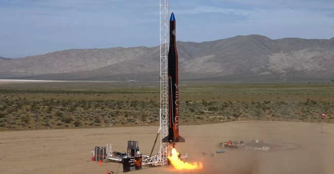 The Vector space company first tested the small rocket successfully