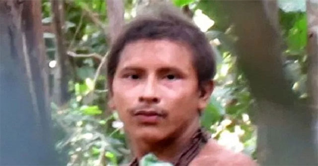 The video rarely shows the original tribal people in the Amazon forest