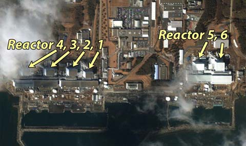 The weakness of the Japanese reactor cooling system