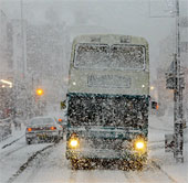 The weather in the UK becomes colder due to climate change
