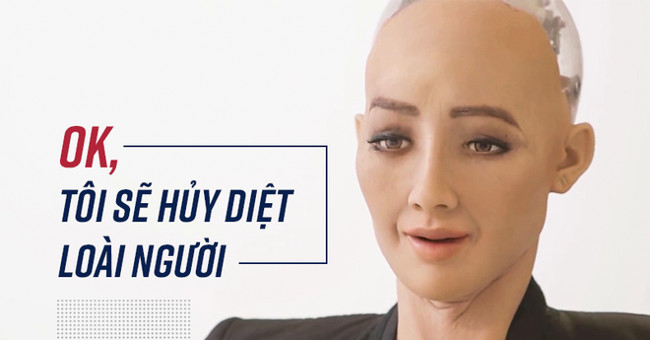 The whole interview with the female robot Sophia: 'I also feel a little creepy ...'