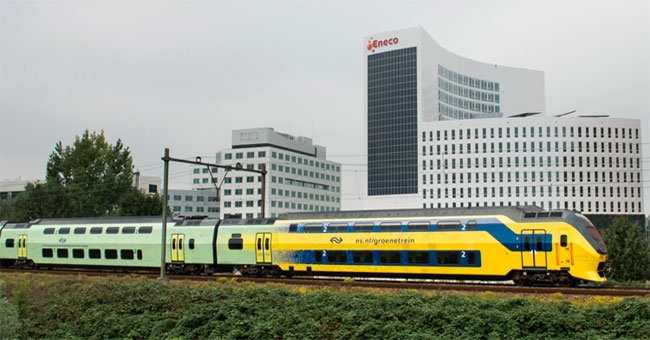The whole of the Dutch tram runs on wind power